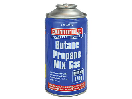 Faithfull Butane Propane Mix Gas Cartridge 170g - Watson Hire
