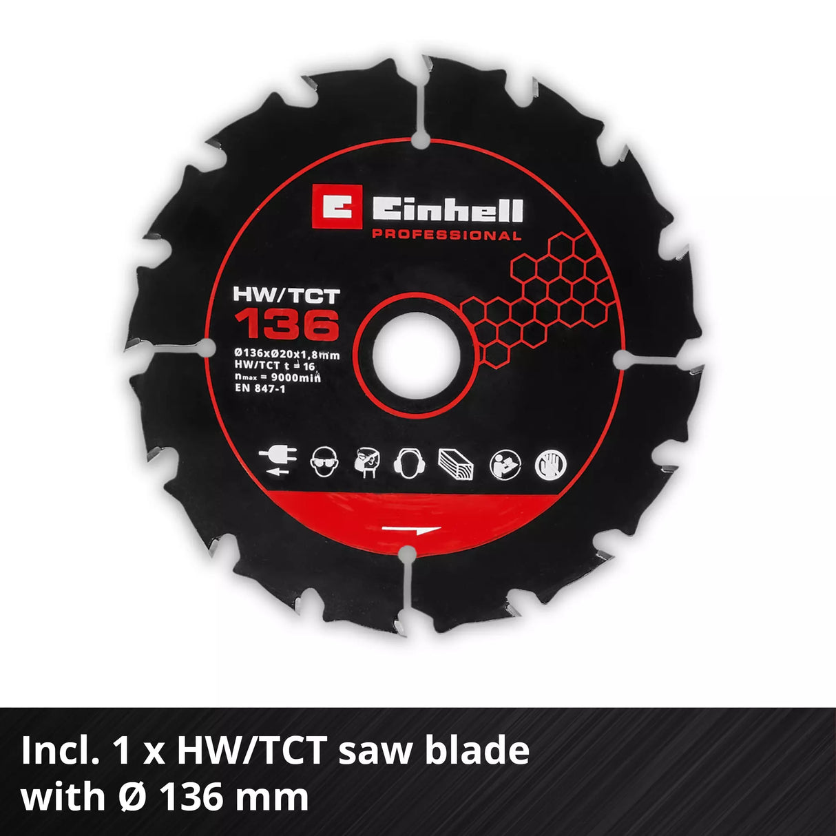 EINHELL CORDLESS CIRCULAR SAW TP-CS 18/136-C LI BL - SOLO