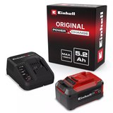 EINHELL POWER X-CHANGE 18V 5.2AH BATTERY & CHARGER KIT