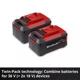 EINHELL POWER X-CHANGE 18V 5.2AH BATTERY & CHARGER KIT