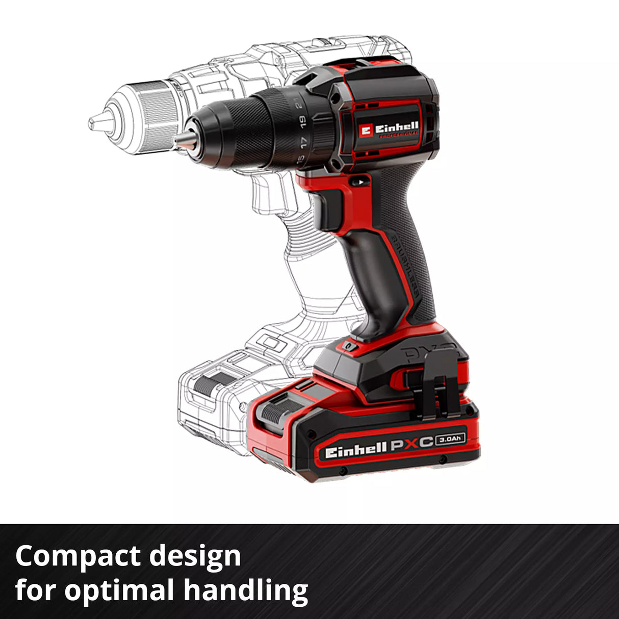 EINHELL CORDLESS IMPACT DRILL 18/50-C Li-i BL - Solo