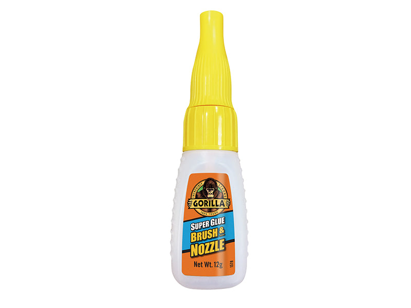Gorilla Glue Gorilla Superglue Brush & Nozzle 12g - Watson Hire