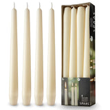 SPAAS DINNER CANDLE 250MM IVORY 8PC