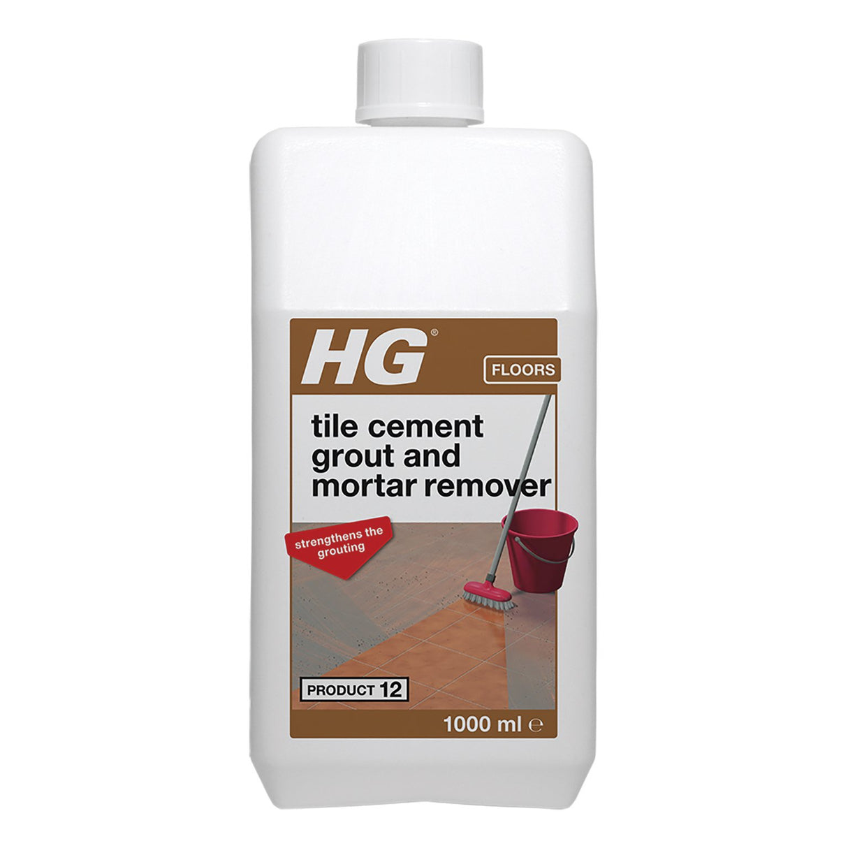 HG TILE CEMENT, GROUT,AND MORTAR REMOVER 1 LITRE