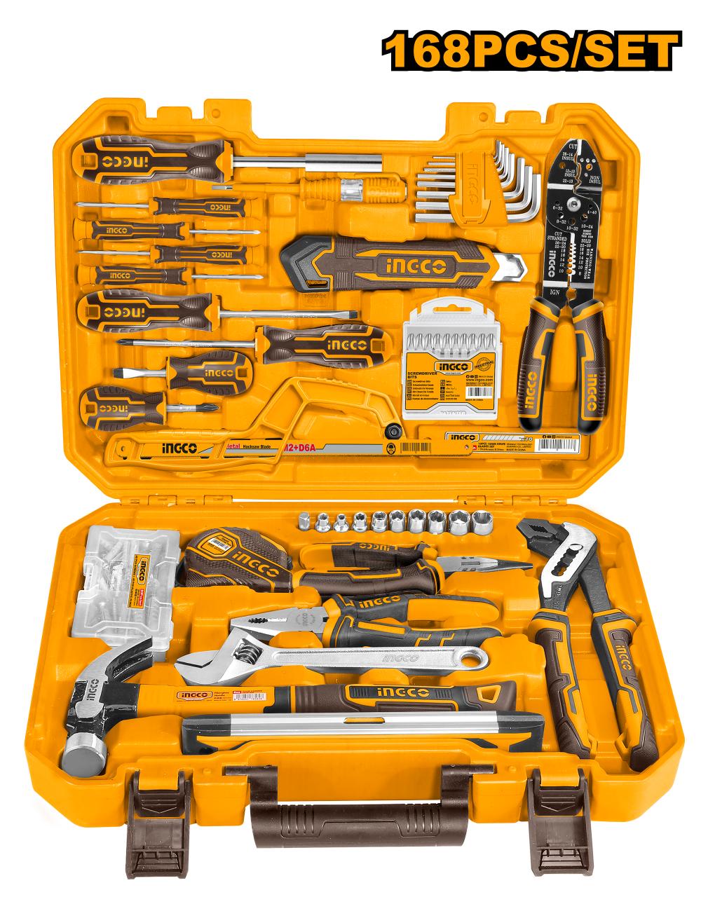 INGCO 168 PIECE HAND TOOL SET