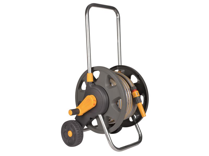 Hozelock 2432 45m Assembled Hose Reel + 20m of Ø12.5mm Hose