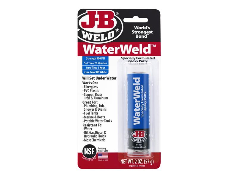JB WELD WATER WELD STICK SETS IN 25 MIN 1 X 57G