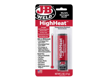 JB WELD HIGH HEAT STICK SETS IN 1 HOUR 57G