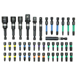 JEFFERSON 43 PIECE IMPACT SCREWDRIVER BIT SET AND DISPLAY SET