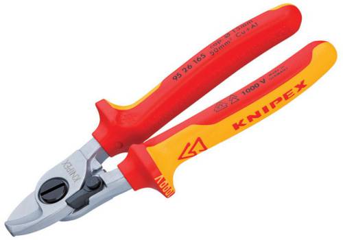 KNIPEX CABLE SHEARS I MCG VDE 165MM