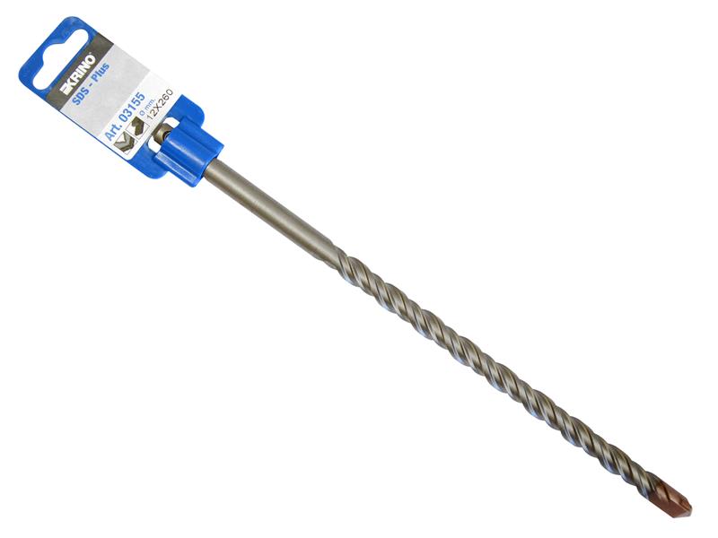 Krino SDS Plus Drill Bit 12 x 260mm Display Pack