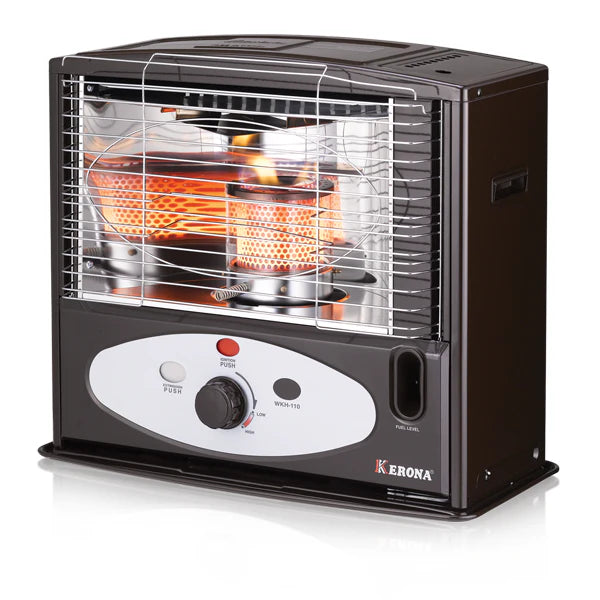 KERONA PARAFFIN HEATER BLACK