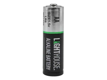 Lighthouse AA LR6 Alkaline Batteries 2400 mAh (Pack 24)