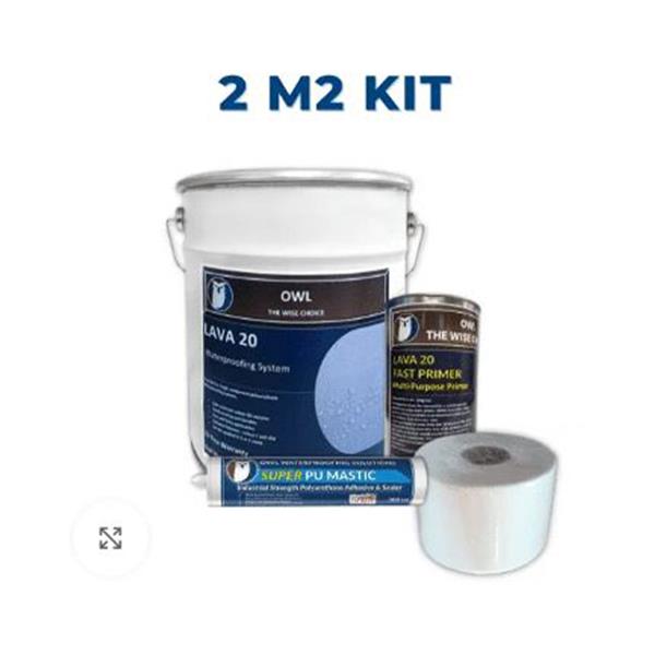 OWL LAVA 20 LIQUID RUBBER WATERPROOFING 2 M2 KIT
