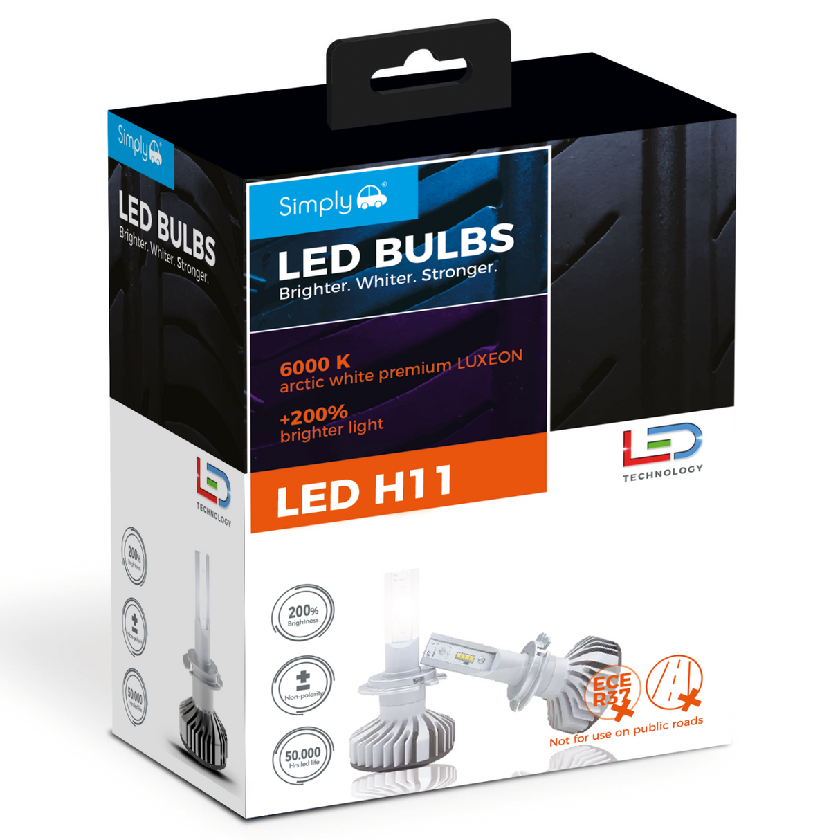 SIMPLY H11 - LED BULBS 2 PACK