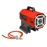 SEALEY 230V PROPANE SPACE HEATER WITH 20V CORDLESS OPTION