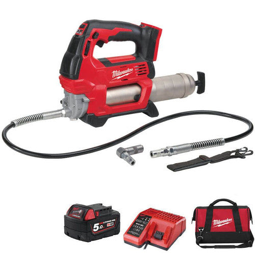 MILWAUKEE GREASE GUN BOY+5.0AH BATTERY+SOFT BAG (60X30X33CM)