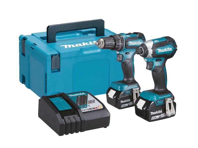 Makita DLX2283TJ LXT Combo Twin Pack 18V 2 x 5.0Ah Li-ion - Watson Hire