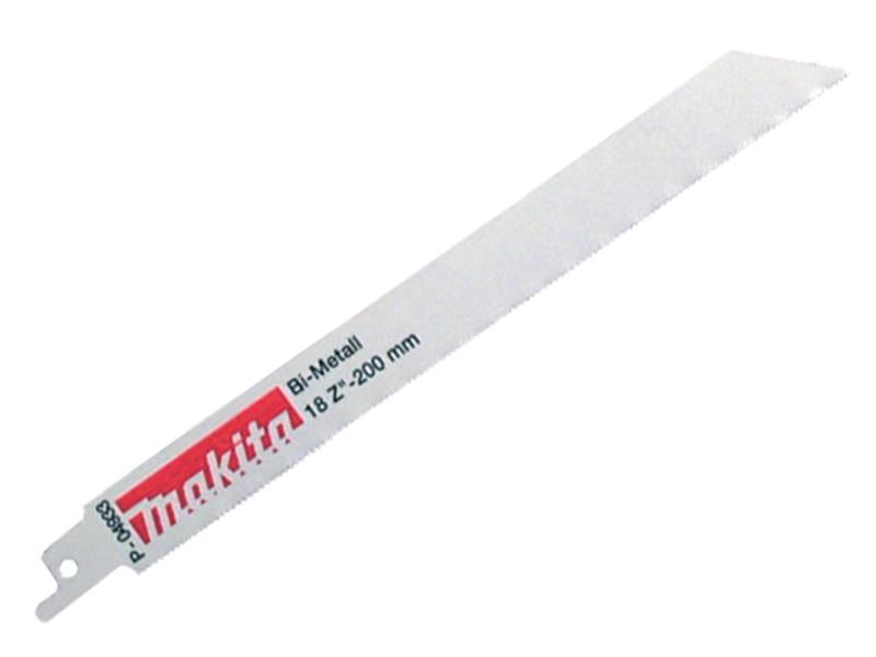 Makita Specialised Reciprocating Blade 200mm 18 TPI (Pack 5)