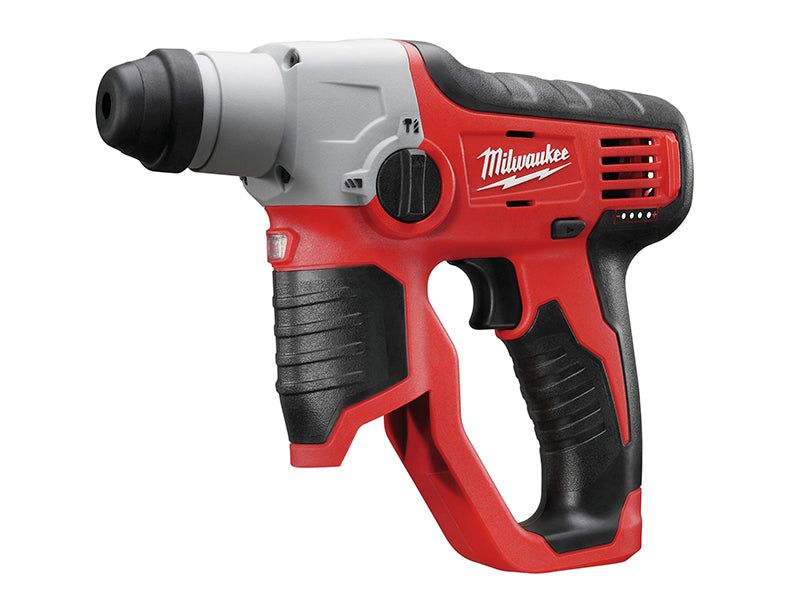 Milwaukee Power Tools M12 H-0 Compact SDS 2 Mode Hammer 12V Bare Unit