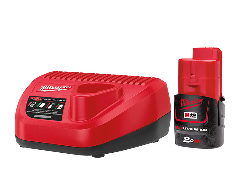 Milwaukee Power Tools M12 NRG-201 Energy Pack 12V 1 x 2.0Ah Li-ion