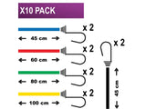 MASTER LOCK 10 PIECE BUNGEE SET