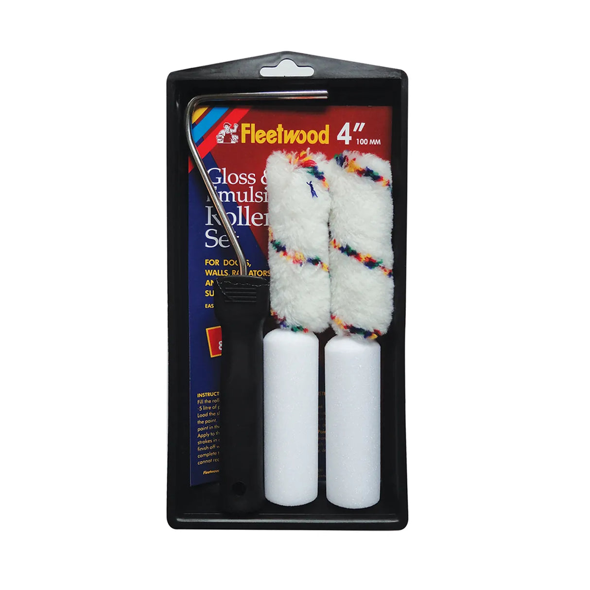 FLEETWOOD 4" GLOSS AND EMULSION ROLLER SET MRT4EG