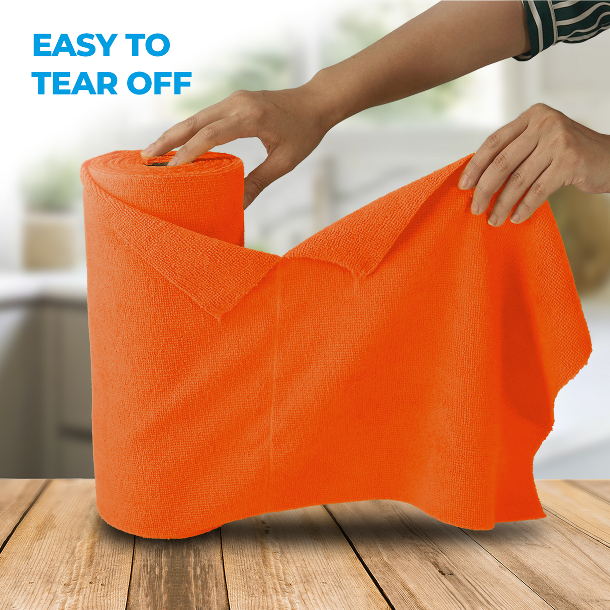 SIMPLY AUTO ROLL OF 50 MICROFIBRE CLOTHS 30*30