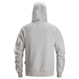 SNICKERS 2845 LOGO HOODIE - GREY - SMALL