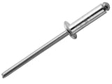 Rapid Standard Aluminium Rivets 4 x 8mm Bag of 100