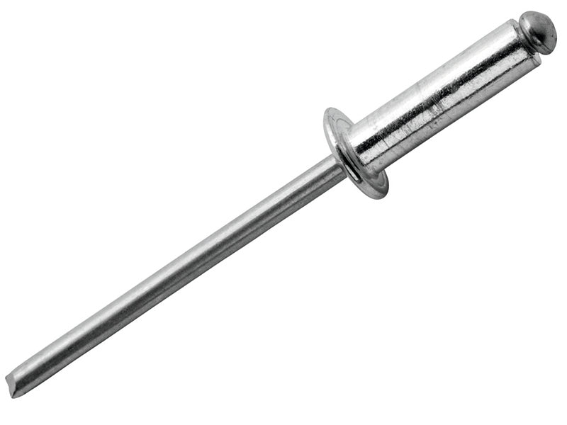 Rapid Standard Aluminium Rivets 4.8 x 16mm Bag of 100