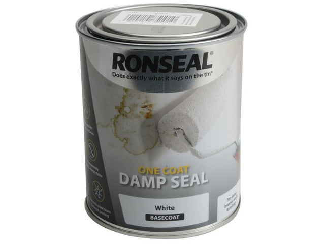 Ronseal One Coat Damp Seal White 750ml - Watson Hire