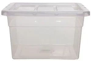 WHITEFURZE 40 CM  STORAGE BOX CLEAR