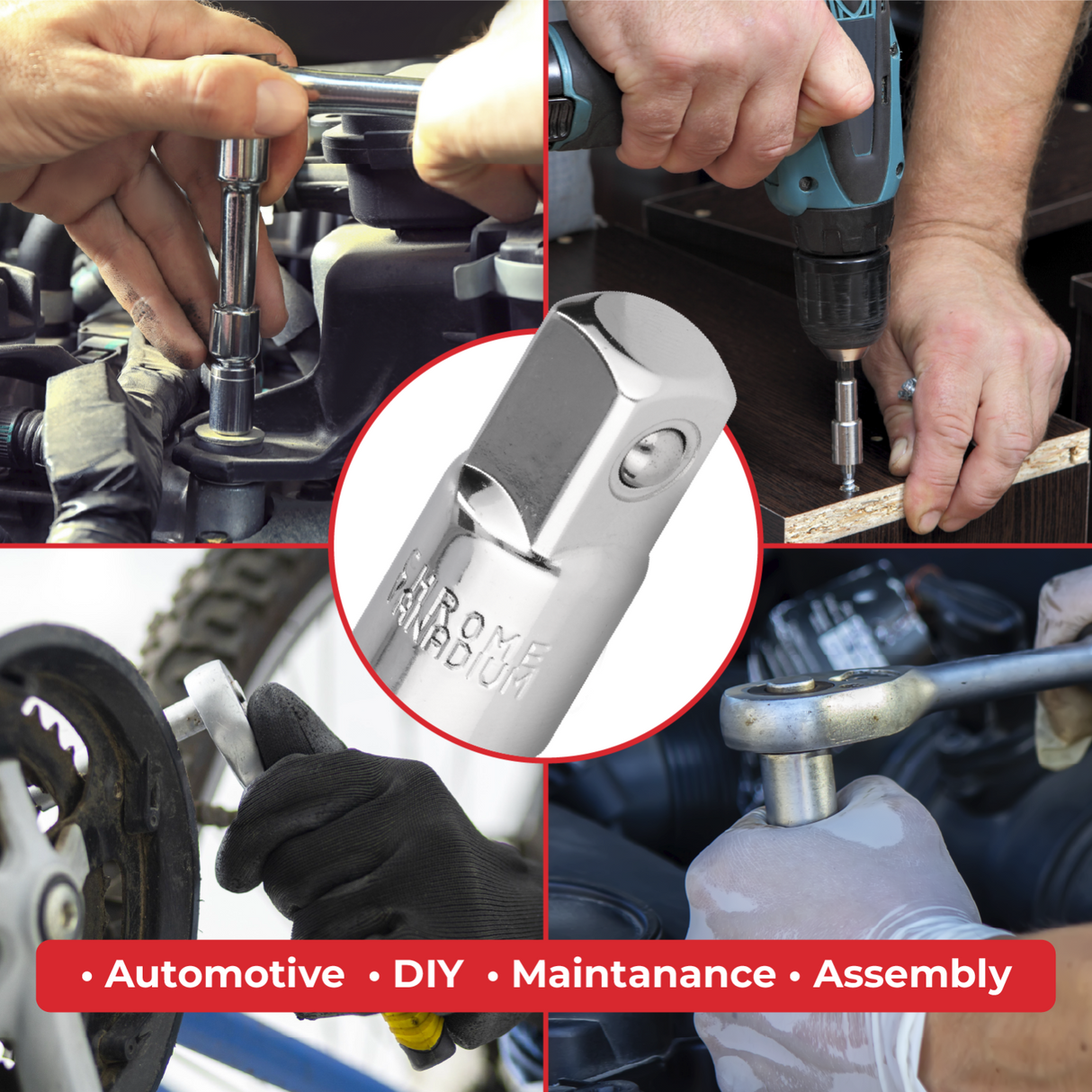 SIMPLY TOOLS 4PC ADAPTOR SET