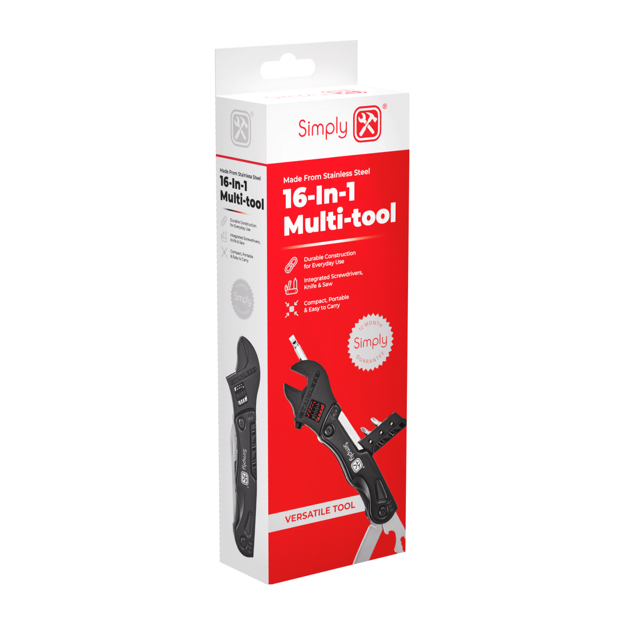 SIMPLY TOOLS 16 IN 1 MULTITOOL ADJUSTIBLE WRENCH