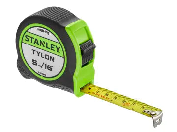 STANLEY 8M (26FT) HI-VIS TYLON TAPE
