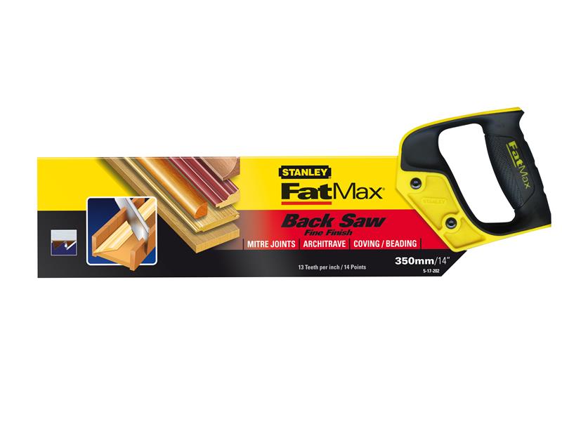 STANLEY® FatMax® Tenon Back Saw 360mm (14in) 13 TPI