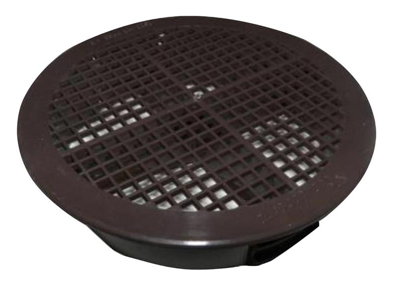 Stadium Round Soffit Vent, Brown