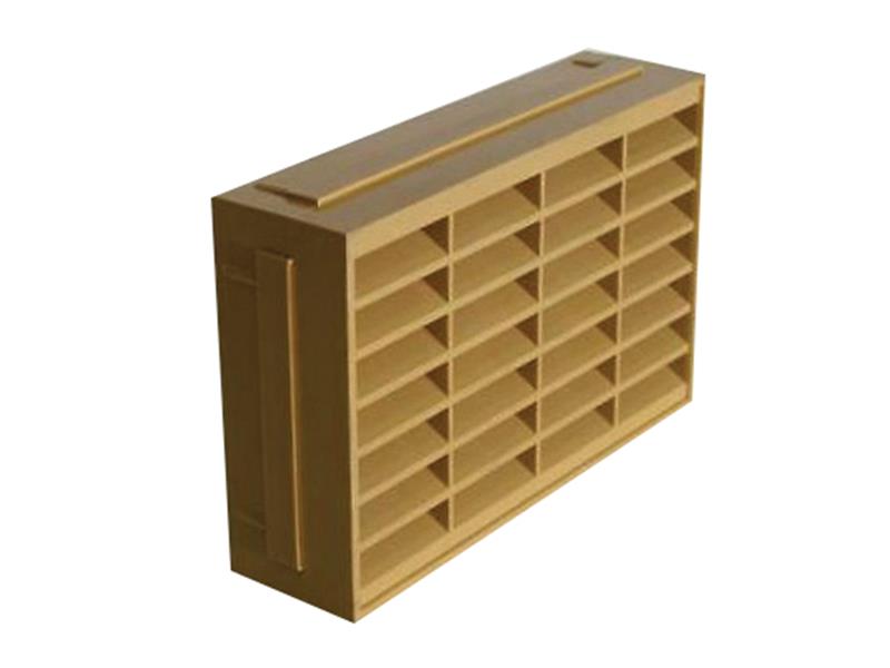 Stadium Louvred Airbrick Vent, Buff 9 x 6in