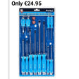 BlueSpot Tools Hex Drive Screwdriver Set,12 Piece - Watson Hire