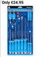 BlueSpot Tools Hex Drive Screwdriver Set,12 Piece - Watson Hire
