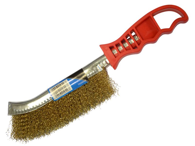 TALAtools Hand Brush with Brass Wire