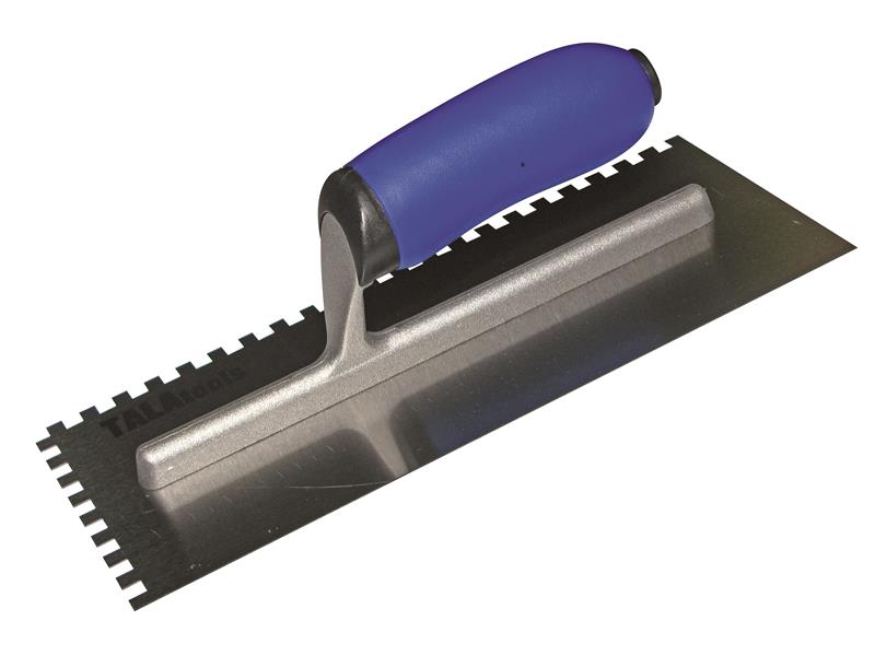 TALAtools 6mm Square Notched Trowel 11 x 4.1/2in