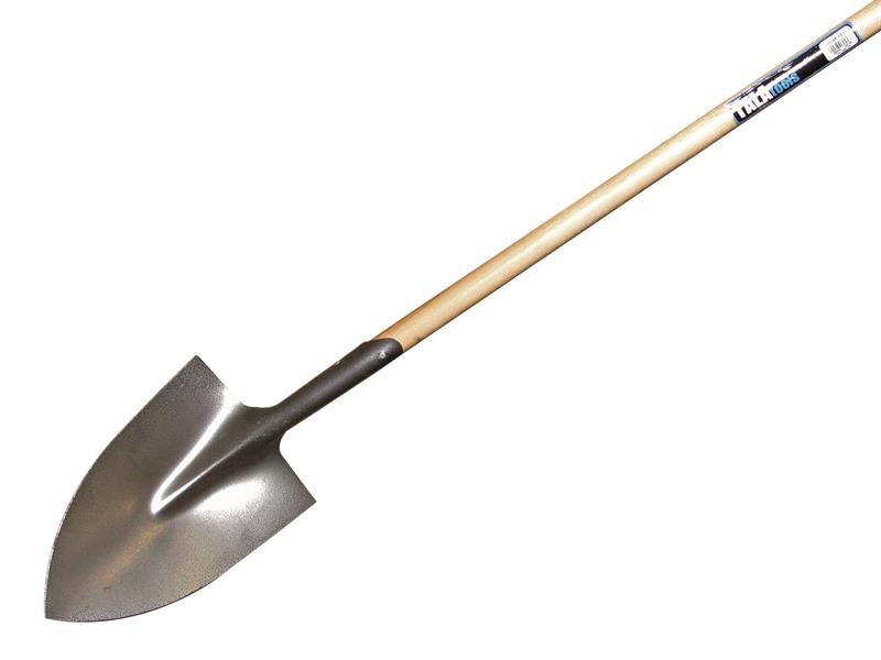TALAtools Irish Pattern Shovel Ash Handled 1.35m (4ft 6in)