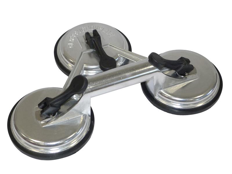TALAtools Aluminium Triple Suction Cup 125mm (5in)