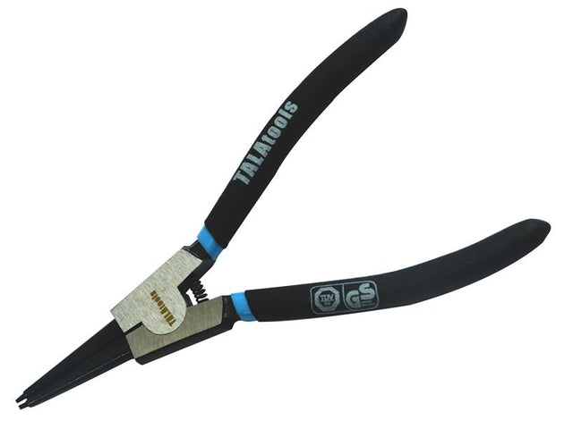 TALAtools Straight External Circlip Pliers 175mm (7in) - Watson Hire