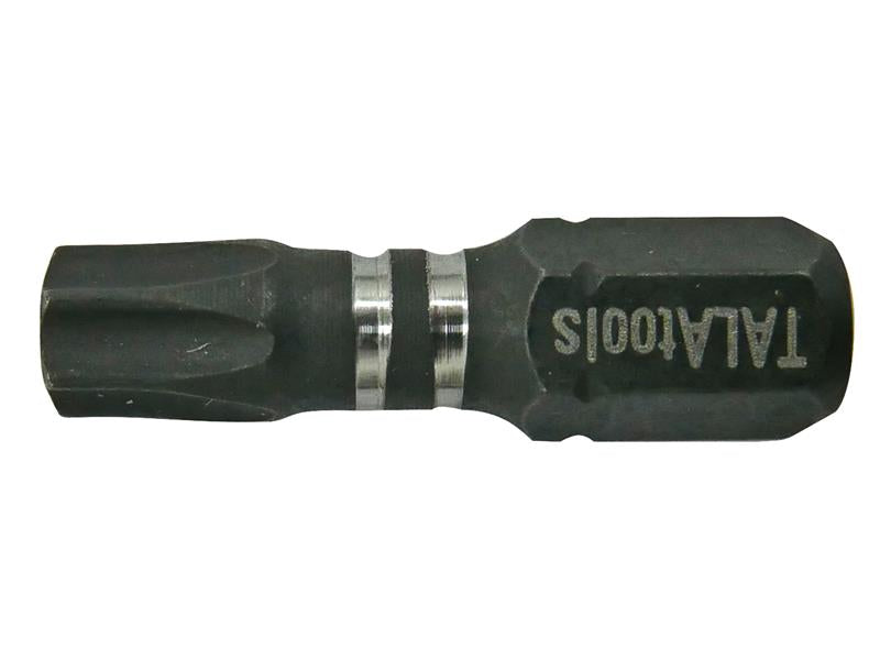 TALAtools Impact Screwdriver Bits TX30 x 25mm (Pack 2)
