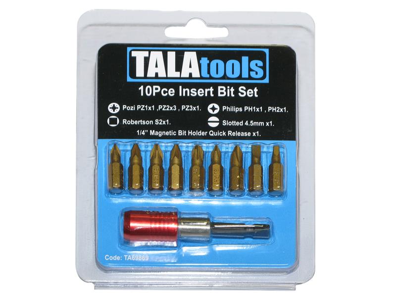 TALAtools Screwdriver Bit Set, 10 Piece