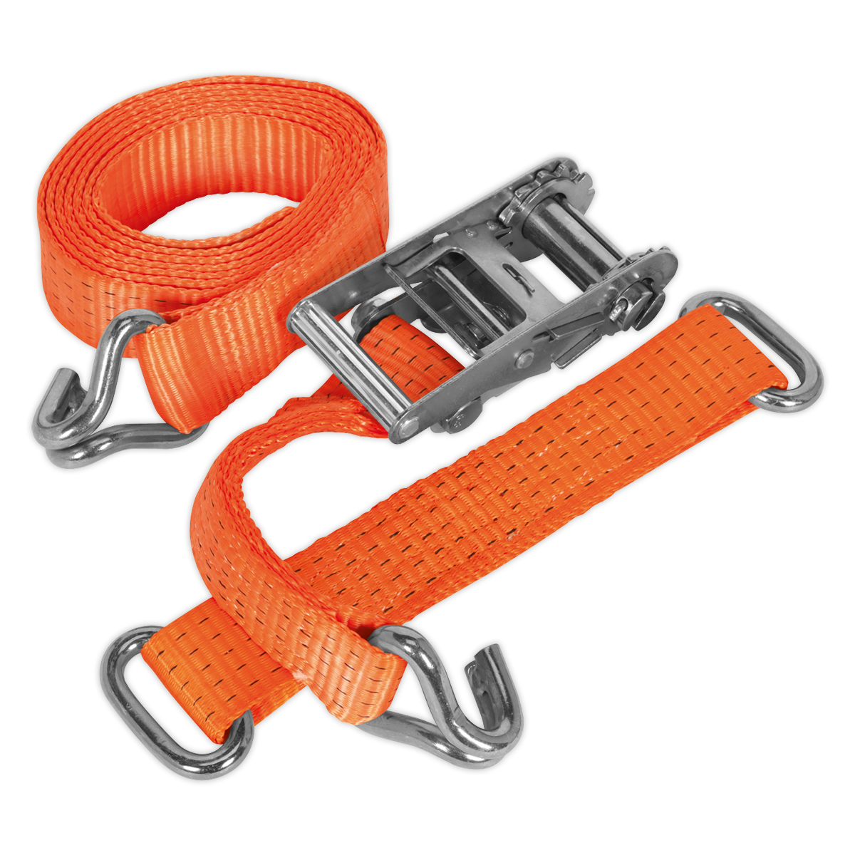 SEALEY CAR TRANSPORTER RATCHET STRAP KIT 4PC 50MM X 3M 4500KG