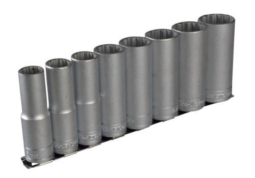 TENG TOOL  SOCKET SET DEEP 1/2 INCH DR 8 PIECES